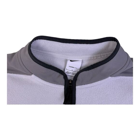 Nike Therma Victory 1/2 Zip Fleece Large TCU Frogs Logo Golf DA2921-025 Gray - Picture 13 of 16